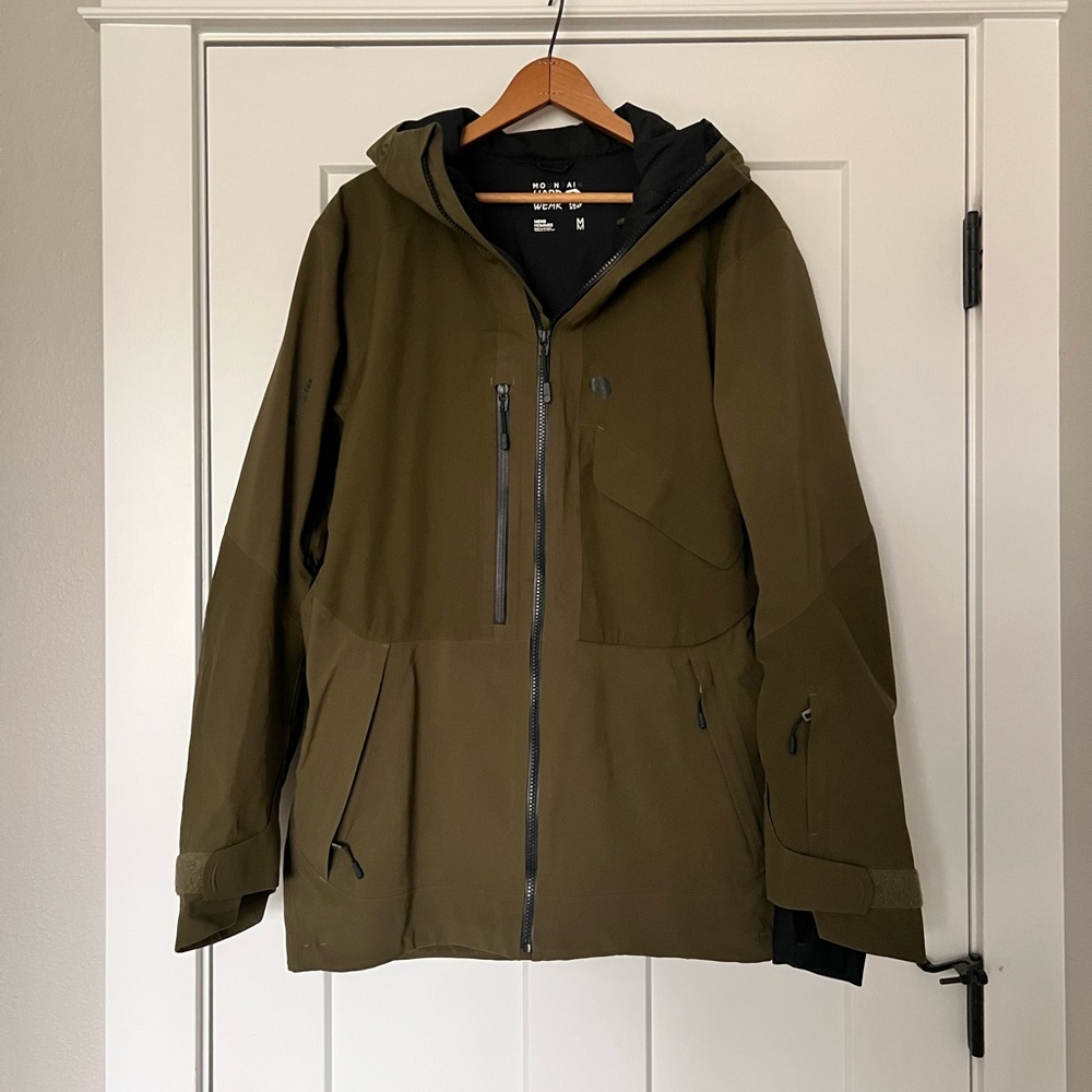 Men's Gore-Tex Cloud Bank Green Snow Jacket